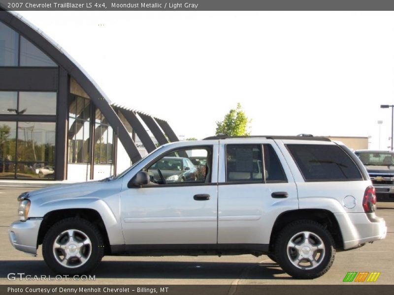 Moondust Metallic / Light Gray 2007 Chevrolet TrailBlazer LS 4x4
