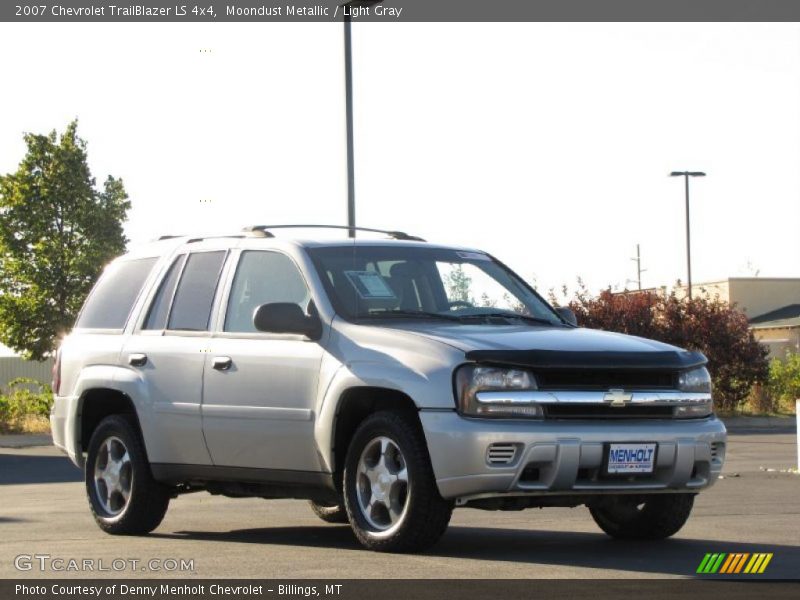 Moondust Metallic / Light Gray 2007 Chevrolet TrailBlazer LS 4x4