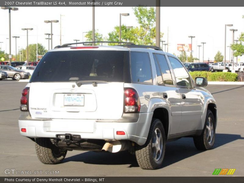 Moondust Metallic / Light Gray 2007 Chevrolet TrailBlazer LS 4x4