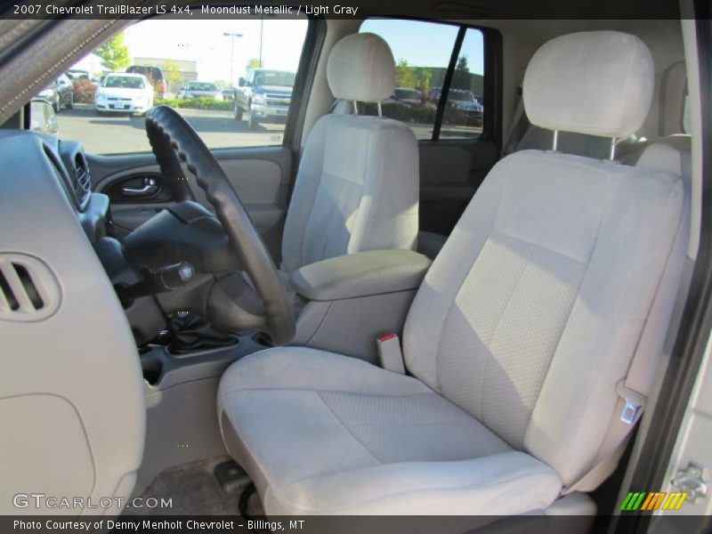 Moondust Metallic / Light Gray 2007 Chevrolet TrailBlazer LS 4x4