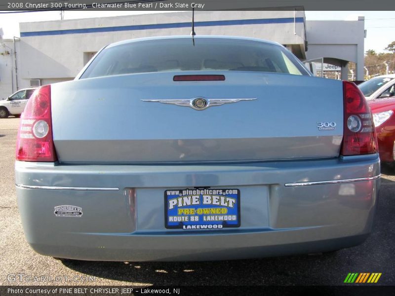 Clearwater Blue Pearl / Dark Slate Gray 2008 Chrysler 300 Touring