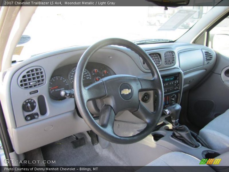 Moondust Metallic / Light Gray 2007 Chevrolet TrailBlazer LS 4x4