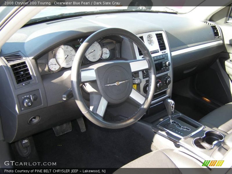 Clearwater Blue Pearl / Dark Slate Gray 2008 Chrysler 300 Touring