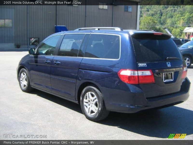 Midnight Blue Pearl / Gray 2005 Honda Odyssey EX-L