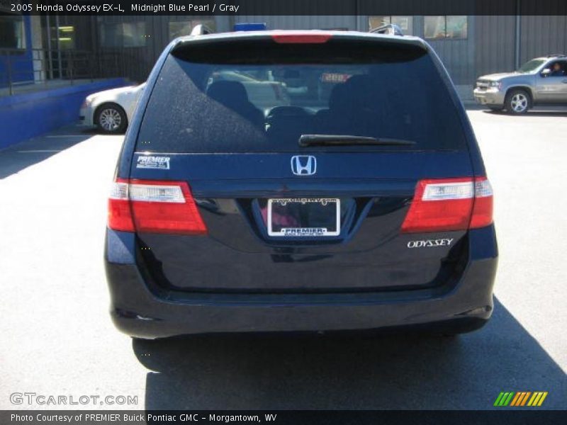 Midnight Blue Pearl / Gray 2005 Honda Odyssey EX-L