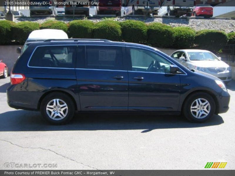 Midnight Blue Pearl / Gray 2005 Honda Odyssey EX-L