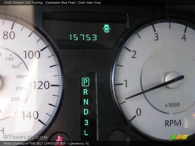 Clearwater Blue Pearl / Dark Slate Gray 2008 Chrysler 300 Touring