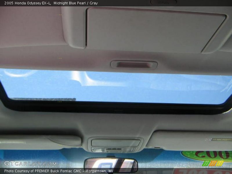 Midnight Blue Pearl / Gray 2005 Honda Odyssey EX-L