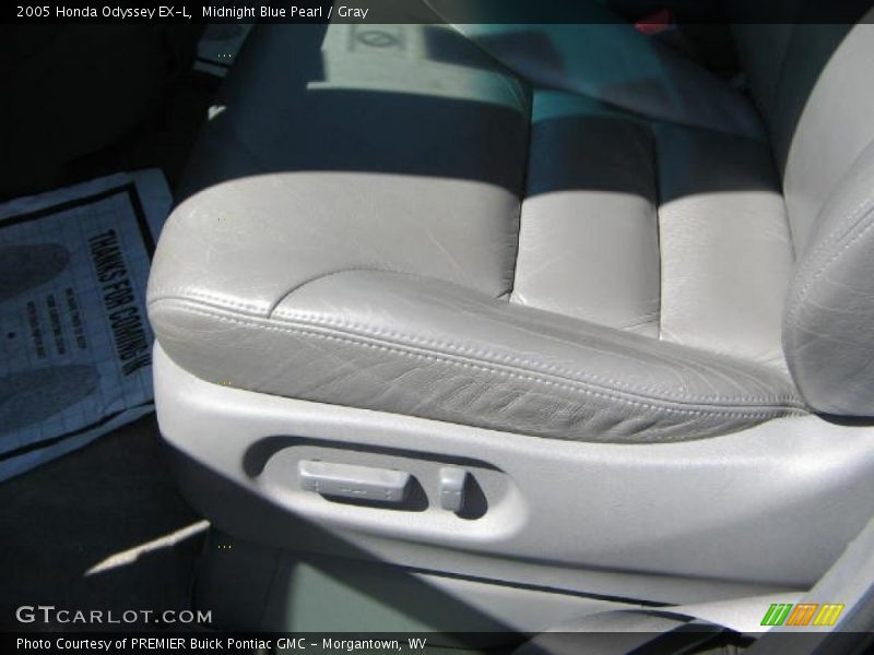 Midnight Blue Pearl / Gray 2005 Honda Odyssey EX-L