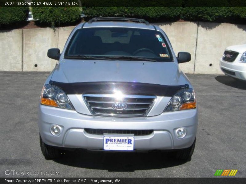 Silver / Black 2007 Kia Sorento EX 4WD