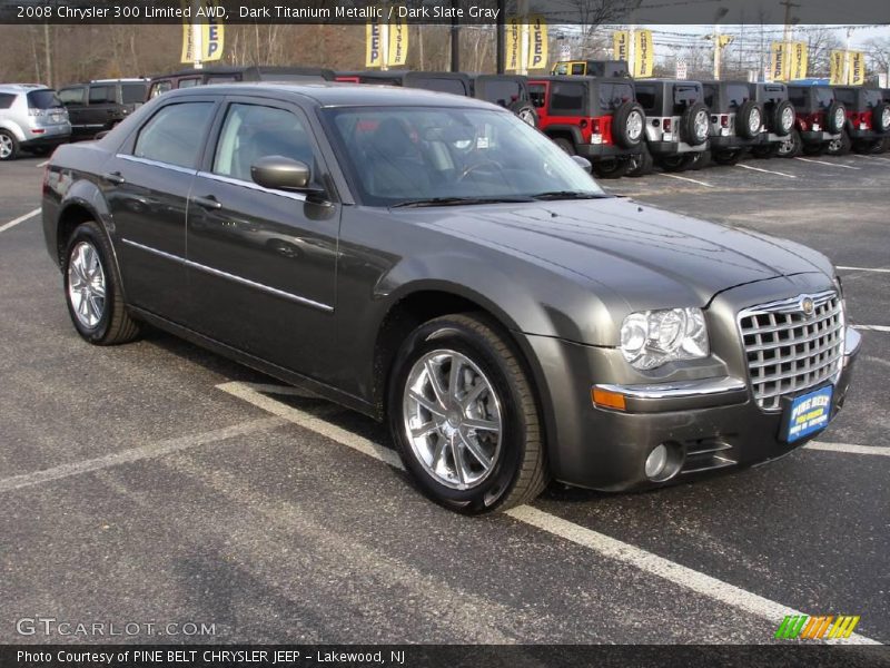 Dark Titanium Metallic / Dark Slate Gray 2008 Chrysler 300 Limited AWD