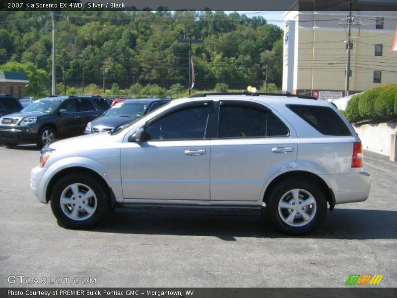 Silver / Black 2007 Kia Sorento EX 4WD