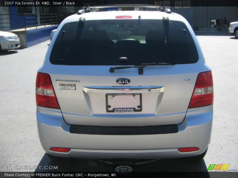 Silver / Black 2007 Kia Sorento EX 4WD
