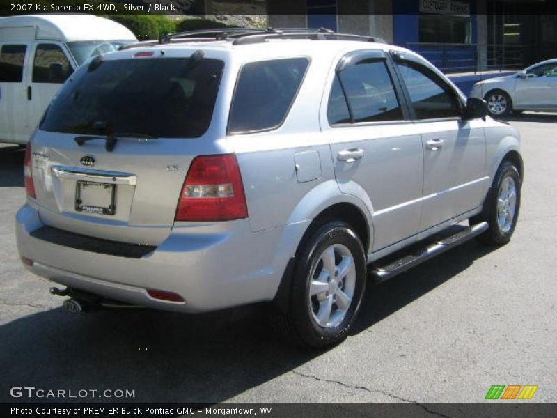 Silver / Black 2007 Kia Sorento EX 4WD