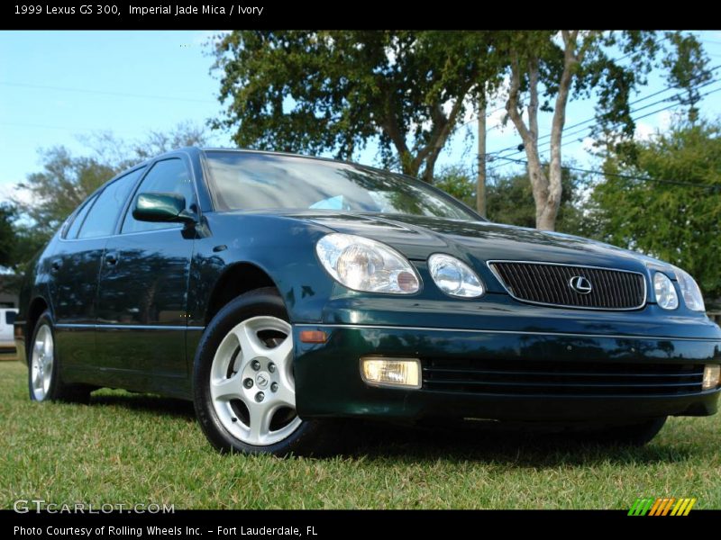 Imperial Jade Mica / Ivory 1999 Lexus GS 300