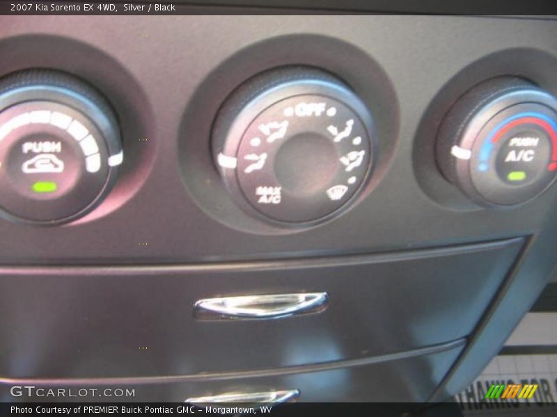 Silver / Black 2007 Kia Sorento EX 4WD