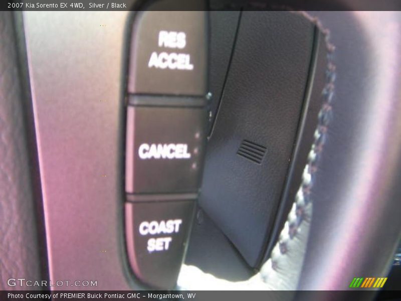 Silver / Black 2007 Kia Sorento EX 4WD