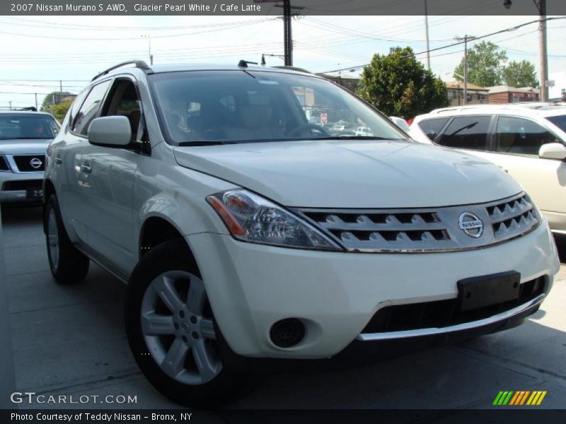 Glacier Pearl White / Cafe Latte 2007 Nissan Murano S AWD