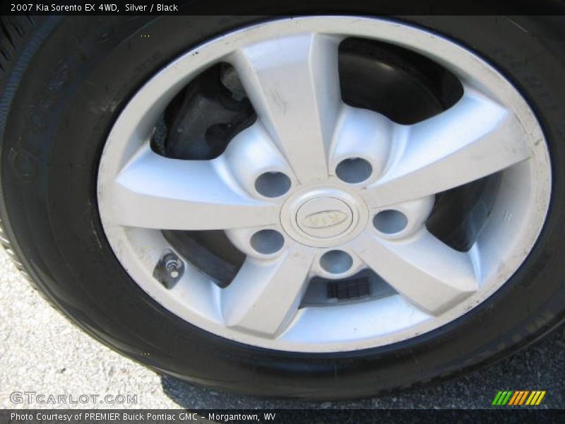 Silver / Black 2007 Kia Sorento EX 4WD