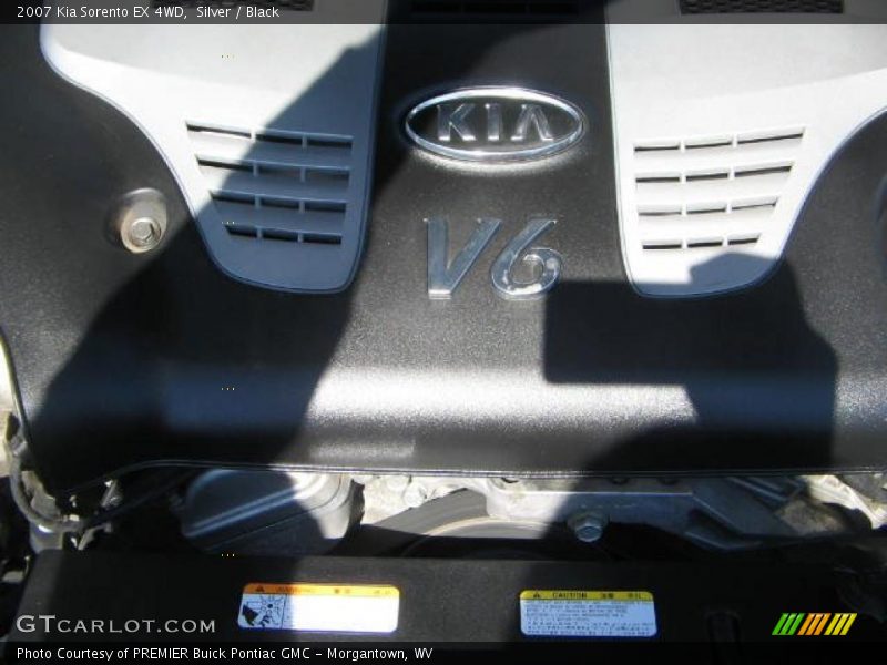 Silver / Black 2007 Kia Sorento EX 4WD