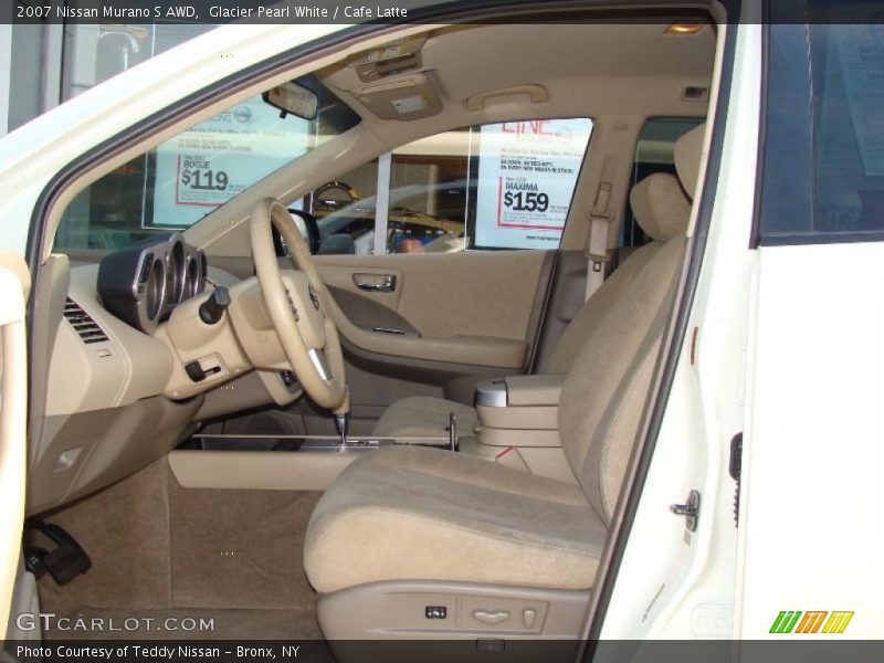 Glacier Pearl White / Cafe Latte 2007 Nissan Murano S AWD
