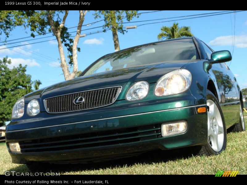 Imperial Jade Mica / Ivory 1999 Lexus GS 300
