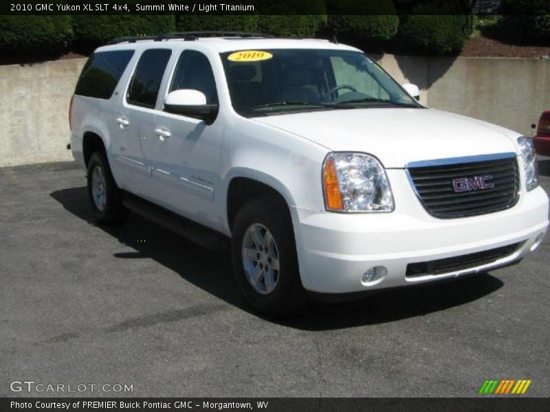 Summit White / Light Titanium 2010 GMC Yukon XL SLT 4x4