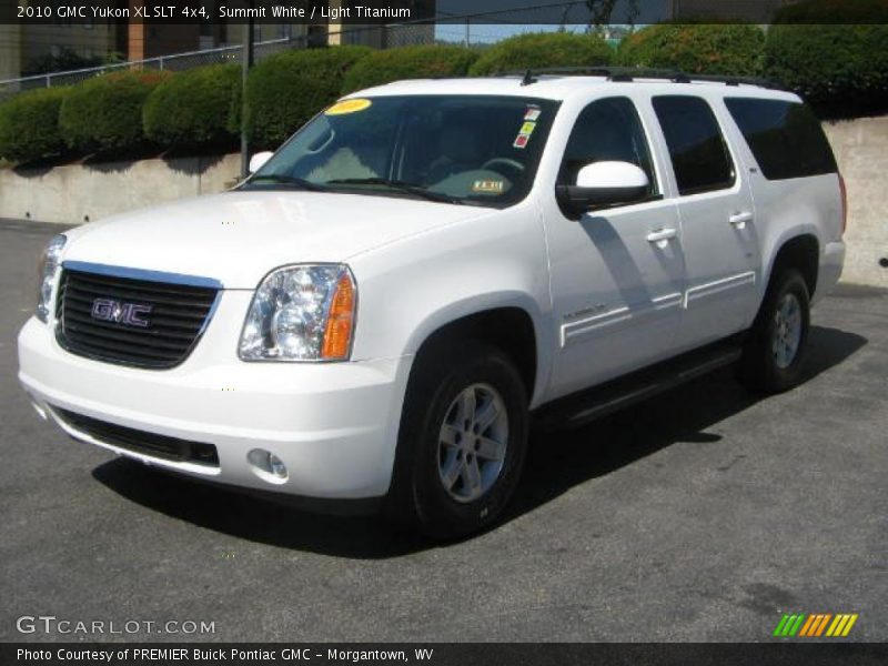 Summit White / Light Titanium 2010 GMC Yukon XL SLT 4x4