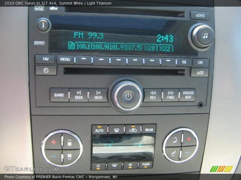 Summit White / Light Titanium 2010 GMC Yukon XL SLT 4x4