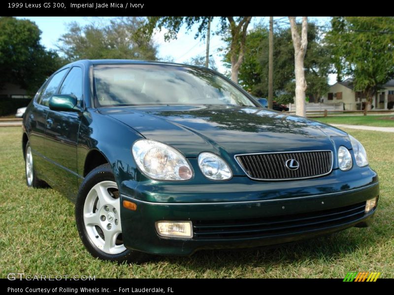 Imperial Jade Mica / Ivory 1999 Lexus GS 300