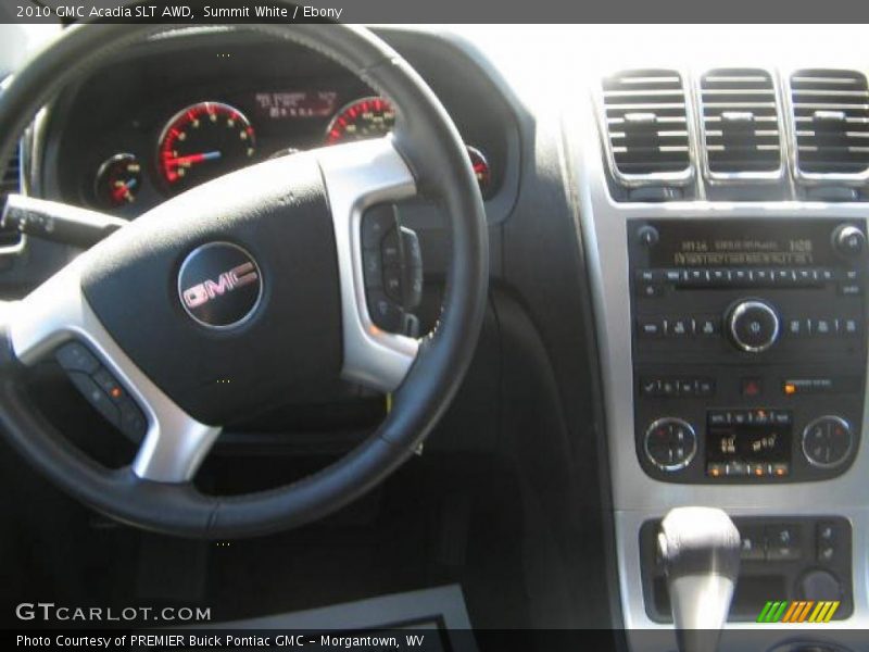 Summit White / Ebony 2010 GMC Acadia SLT AWD