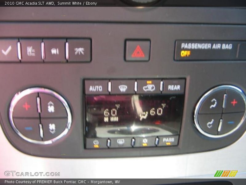 Summit White / Ebony 2010 GMC Acadia SLT AWD