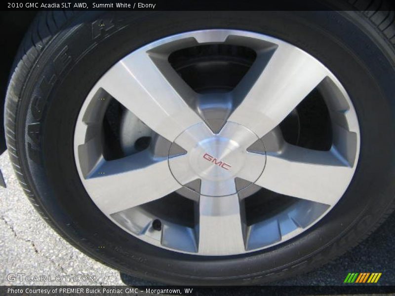 Summit White / Ebony 2010 GMC Acadia SLT AWD