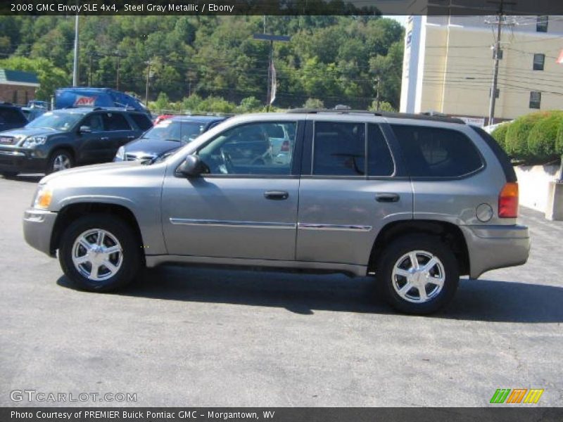 Steel Gray Metallic / Ebony 2008 GMC Envoy SLE 4x4