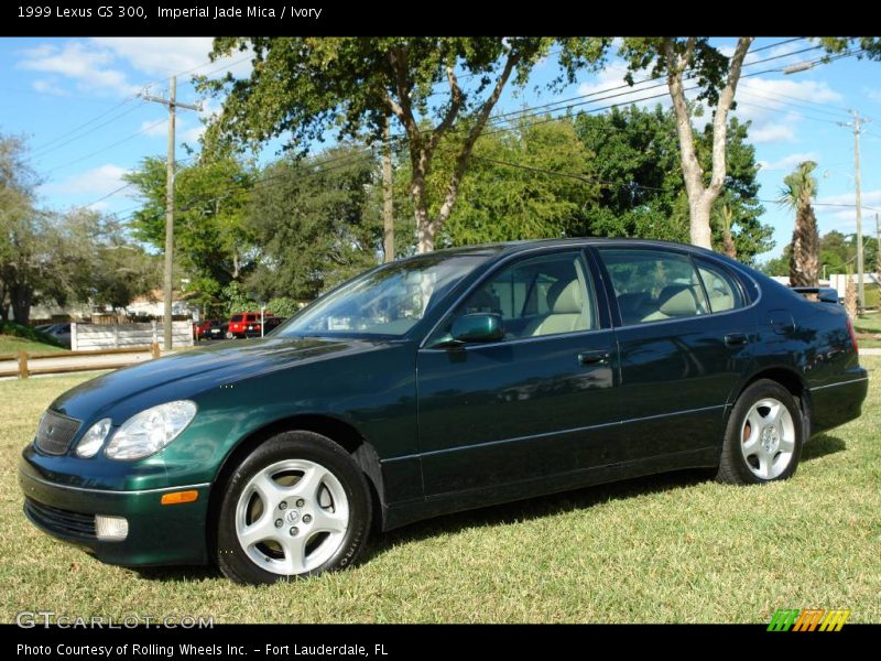 Imperial Jade Mica / Ivory 1999 Lexus GS 300