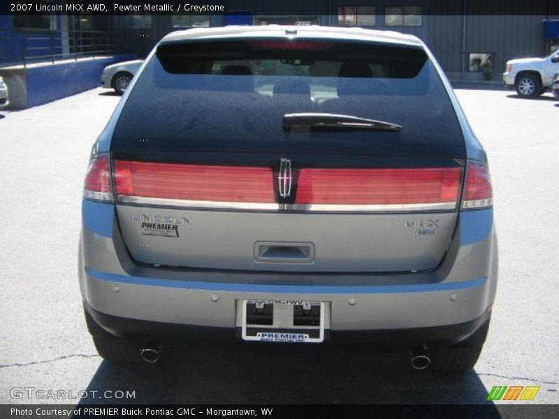 Pewter Metallic / Greystone 2007 Lincoln MKX AWD