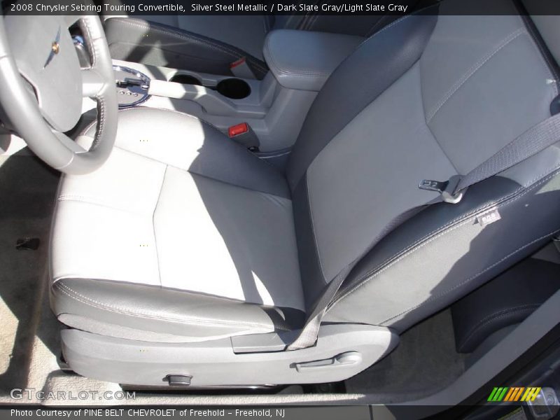 Silver Steel Metallic / Dark Slate Gray/Light Slate Gray 2008 Chrysler Sebring Touring Convertible