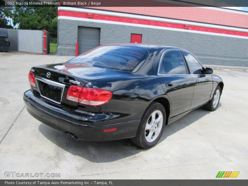 Brilliant Black / Beige 2002 Mazda Millenia Premium