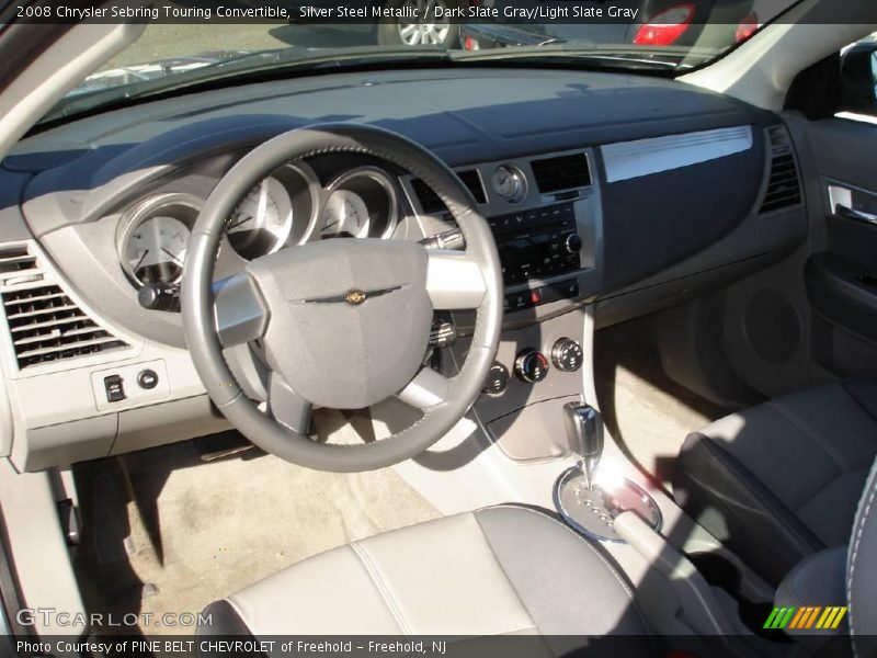 Silver Steel Metallic / Dark Slate Gray/Light Slate Gray 2008 Chrysler Sebring Touring Convertible