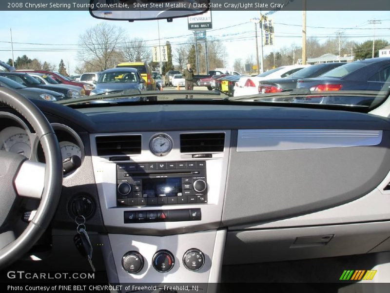 Silver Steel Metallic / Dark Slate Gray/Light Slate Gray 2008 Chrysler Sebring Touring Convertible