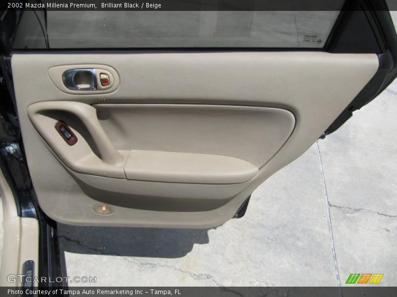 Brilliant Black / Beige 2002 Mazda Millenia Premium