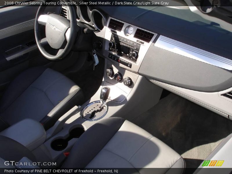 Silver Steel Metallic / Dark Slate Gray/Light Slate Gray 2008 Chrysler Sebring Touring Convertible