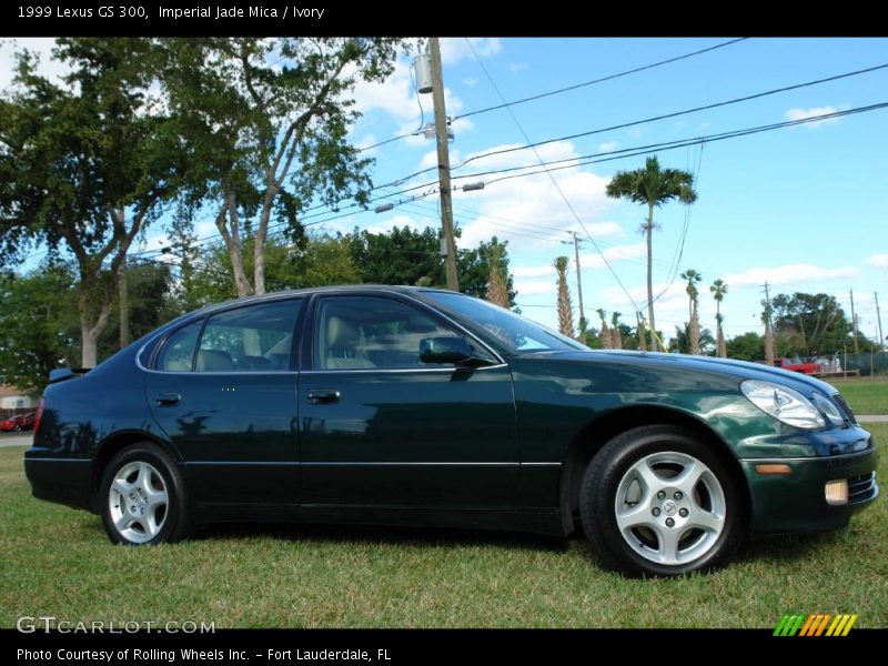 Imperial Jade Mica / Ivory 1999 Lexus GS 300