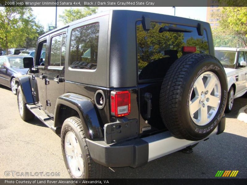 Black / Dark Slate Gray/Med Slate Gray 2008 Jeep Wrangler Unlimited Sahara 4x4