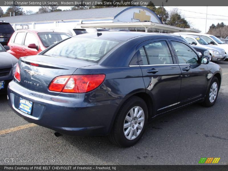 Modern Blue Pearl / Dark Slate Gray/Light Slate Gray 2008 Chrysler Sebring LX Sedan