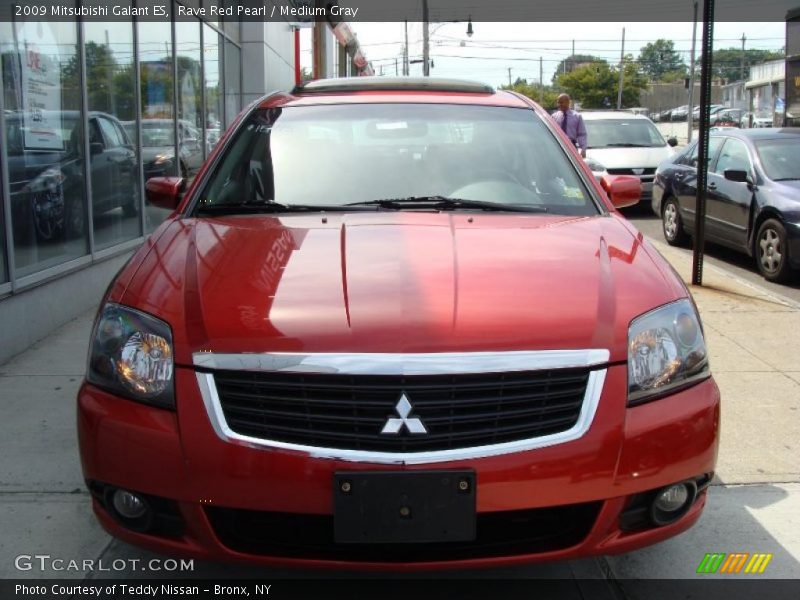 Rave Red Pearl / Medium Gray 2009 Mitsubishi Galant ES