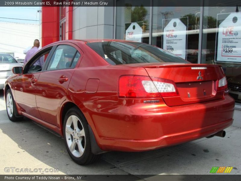 Rave Red Pearl / Medium Gray 2009 Mitsubishi Galant ES