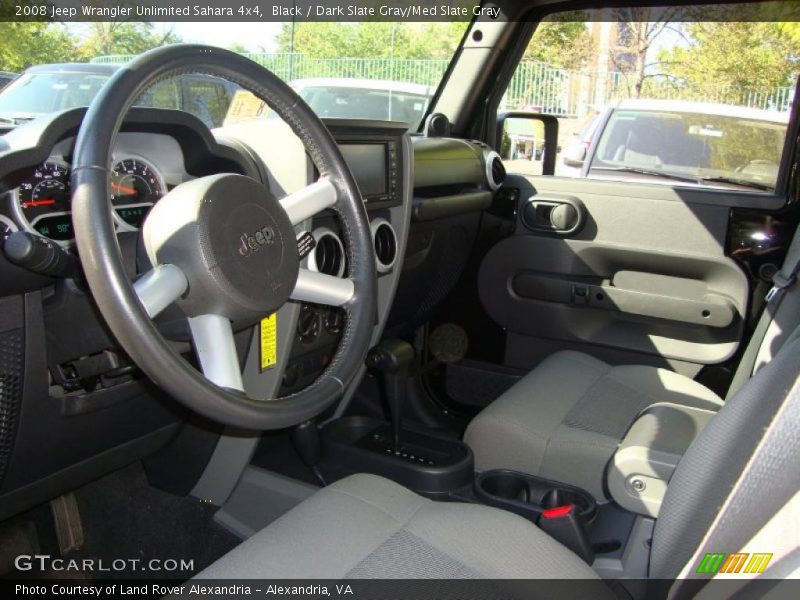 Black / Dark Slate Gray/Med Slate Gray 2008 Jeep Wrangler Unlimited Sahara 4x4