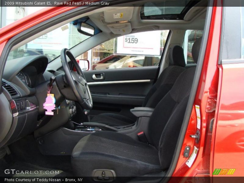 Rave Red Pearl / Medium Gray 2009 Mitsubishi Galant ES