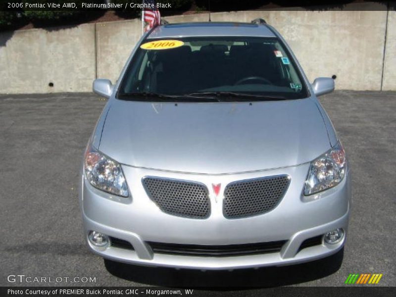 Platinum Silver / Graphite Black 2006 Pontiac Vibe AWD